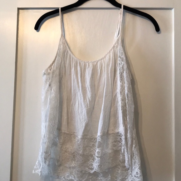 White Lacey Top - Picture 1 of 3
